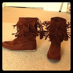 Fringed H&M boots