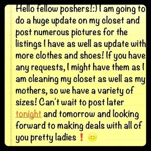 New items coming soon :D