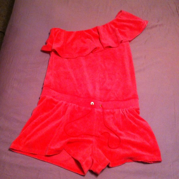 Juicy Couture Other - ❌SOLD❌Juicy Couture Pink Terry Romper