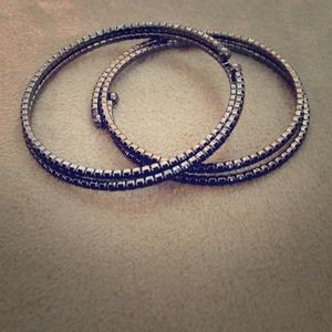 Set of Two Onyx Wrap Bracelets