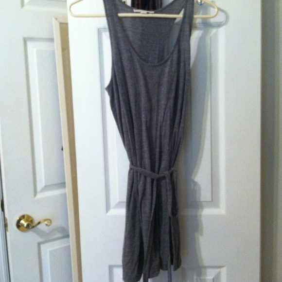 Grey cotton dress