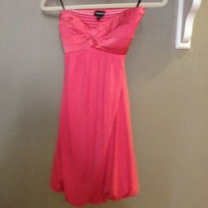 Bebe Strapless Bubble Dress