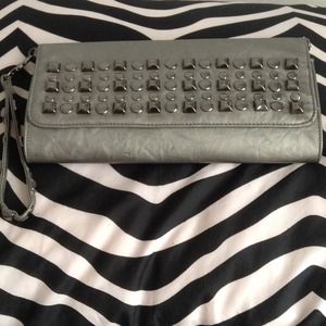 Metallic Miztique clutch/wristlet