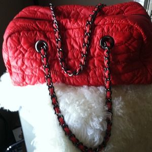 BCBG Red Handbag