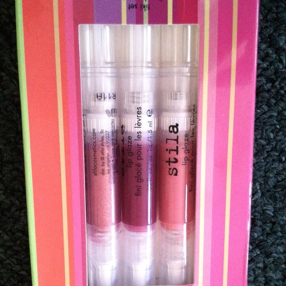 SOLD----Stila Lip Gloss Trios