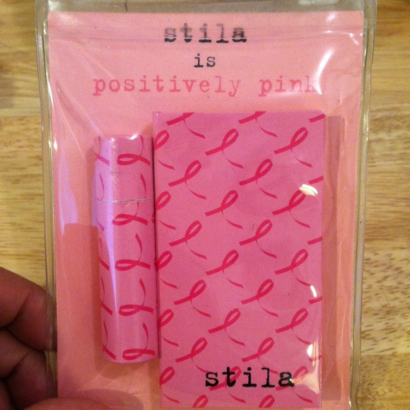SOLD---Stila Positively Pink-Pink Ribbon Set