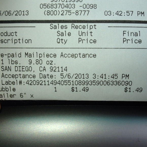 Package shipped for @illestxreba. Tracking # here