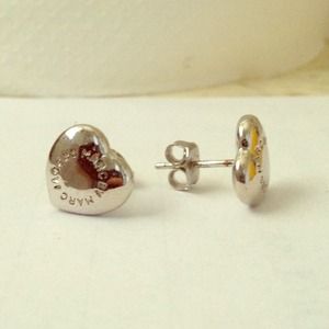 Marc by Marc Jacobs authentic heart studs