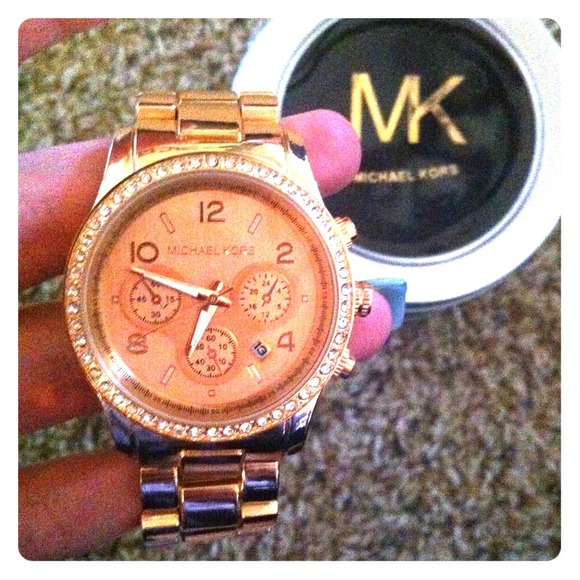 Rose gold Michael Kors watch!