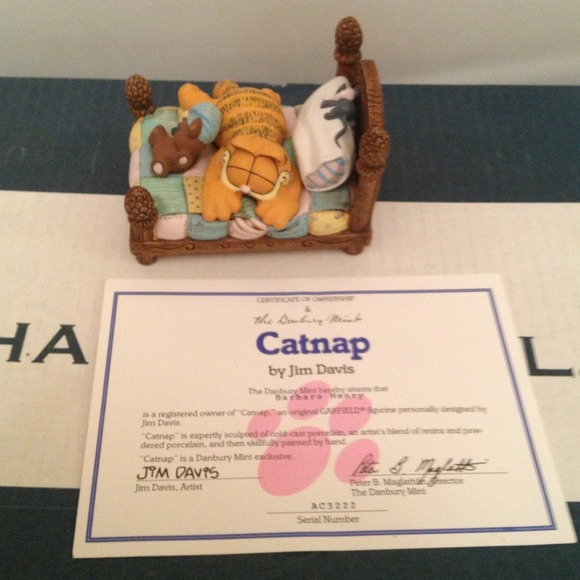 Garfield Danberry mint sculpture