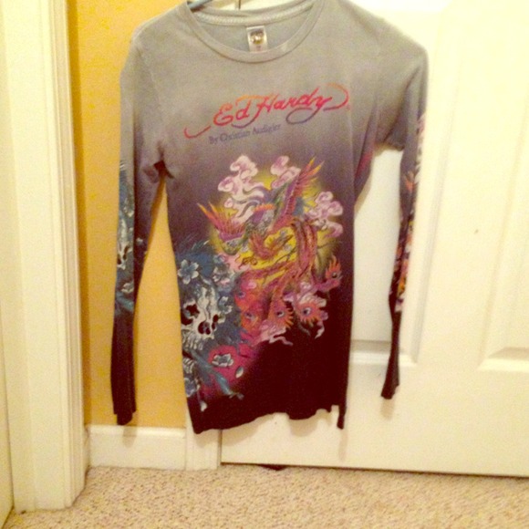 Ed hardy long sleeve shirt