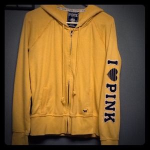 Victoria's Secret Pink zip up light hoody