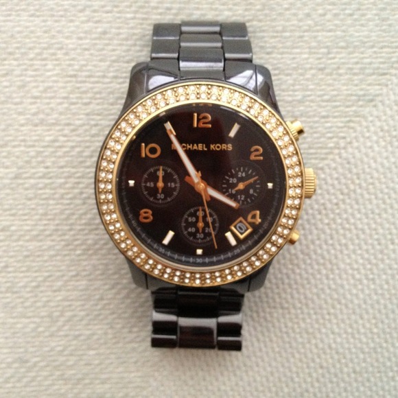 ❤ REDUCED ❤ Michael Kors Black Ceramic Watch