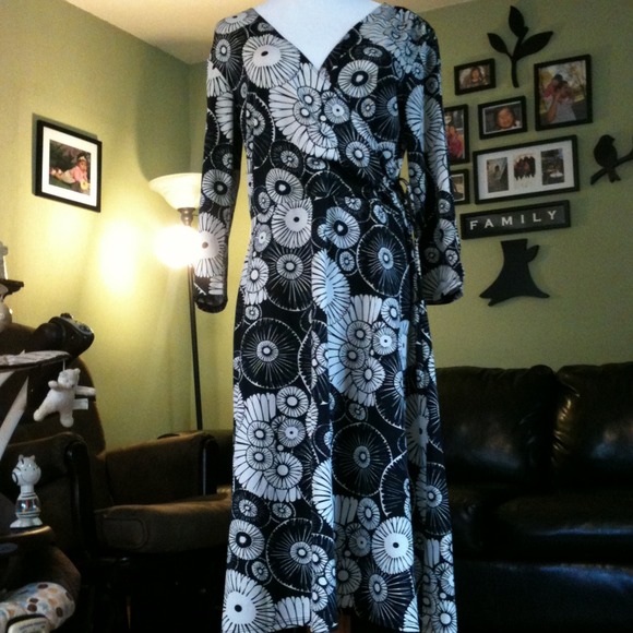 Black and white dress