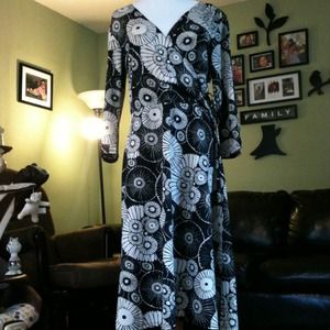 Black and white dress