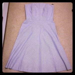 Talbots seersucker dress size 4