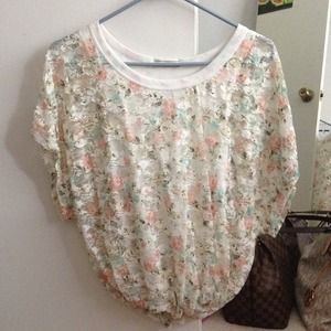 Beautiful floral lace blouse