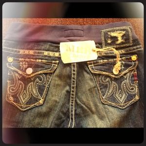 NWT Mek Maternity 'New Oaxaca' Bootcut Jeans