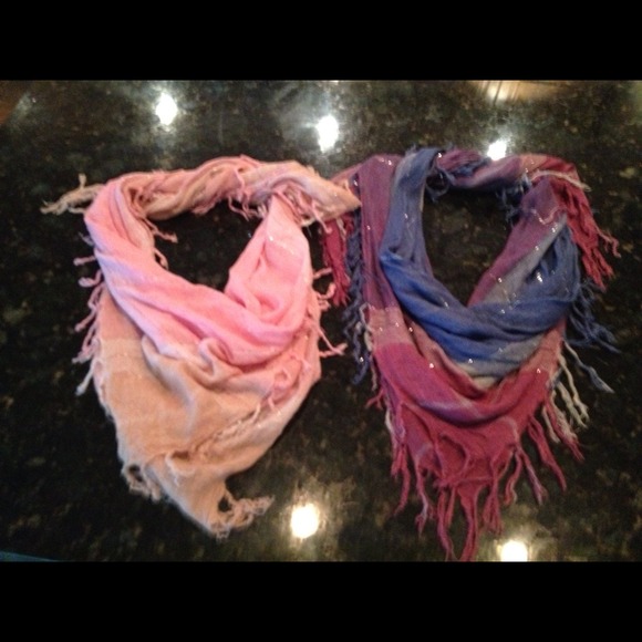 Glitter &Plaid Scarves!! Buy together or separate!