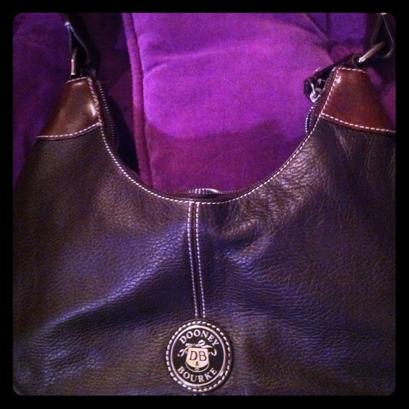 Dooney & Bourke authentic dark brown"REDUCED"