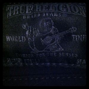 True Religion Size 25x30.. Super low rise jeggings
