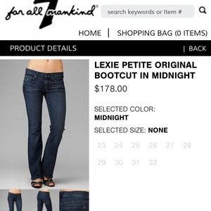 7 for all Mankind Jeans - REDUCED 7 for all mankind jeans size 28 petite 7 for all Mankind Jeans - REDUCED 7 for all mankind jeans size 28 petite