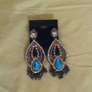 Blue earrings