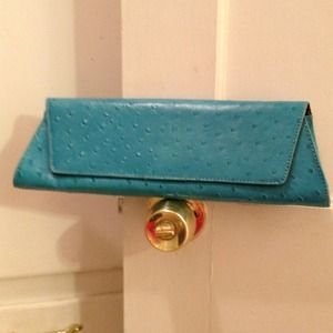 Turquoise clutch