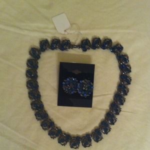 Necklace and earrings