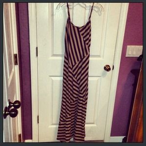 Multi-Striped Maxi Dress