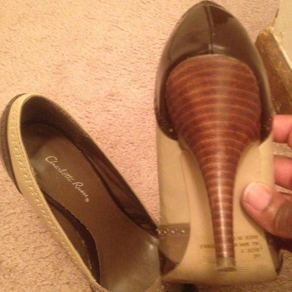 ⛔️SOLD⛔️Chocolate brown taupe stiletto - Picture 3 of 4