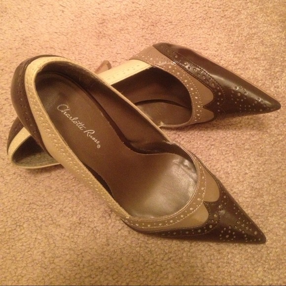 ⛔️SOLD⛔️Chocolate brown taupe stiletto - Picture 4 of 4