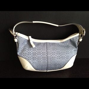 **Reduced** Coach signature autumn blue purse