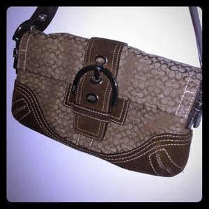 REDUCED FROM $50!  Genuine Coach bag barely used