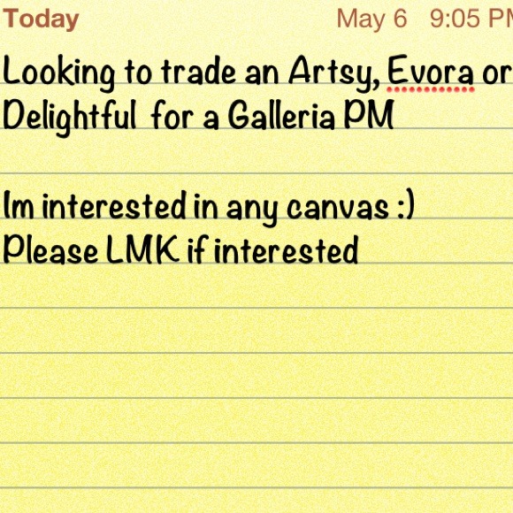 Looking to trade my Galleria PM