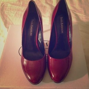 Enzo Angiolini red heels, super cute! Size 6.5