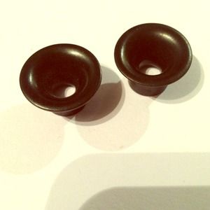 New & unused Half inch Mayan flared wood plugs