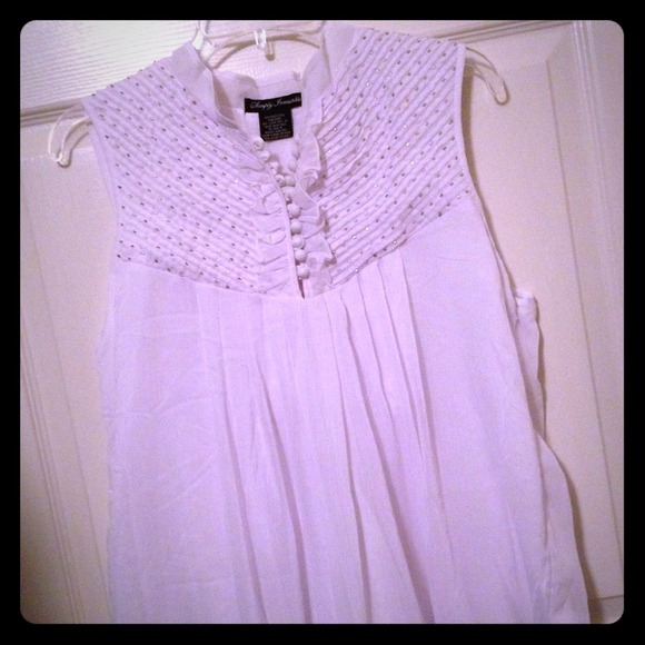 Reserve for Joanne 🌺White high color tunic 🌺