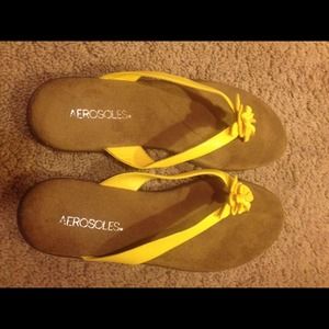 Yellow Flip Flops