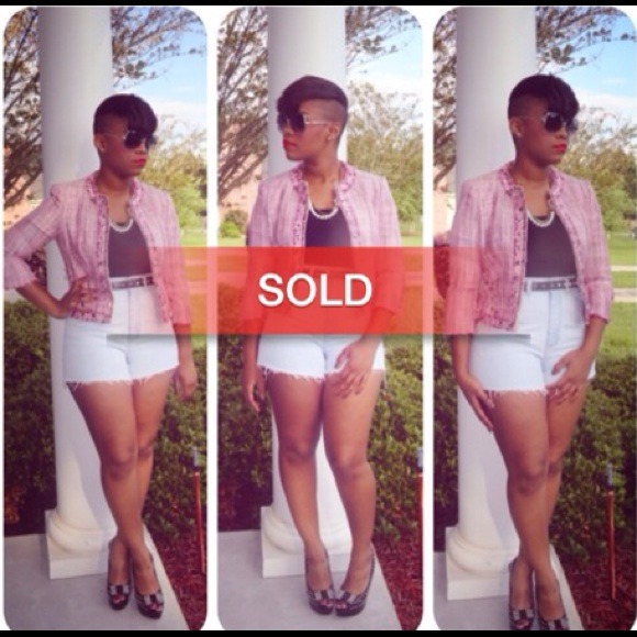 Studded Tweed Blazer
