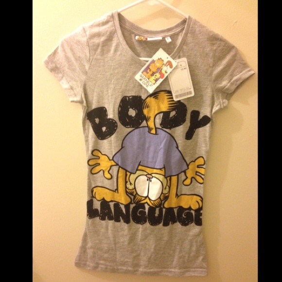 Garfield gray shirt