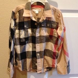 Authentic Burberry boys shirt