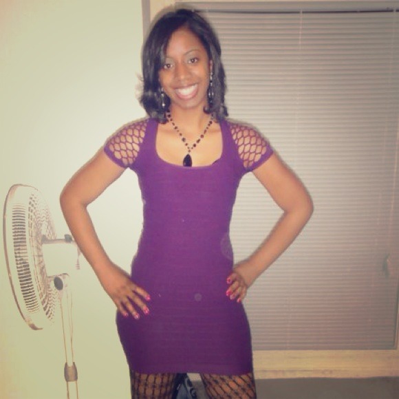 Purple dress, worn once