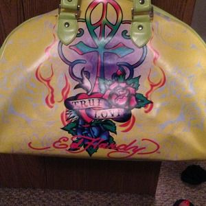 Ed Hardy over night bag
