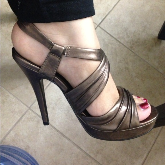 Golden brown heels