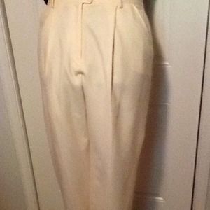 Winter White Wool Slacks