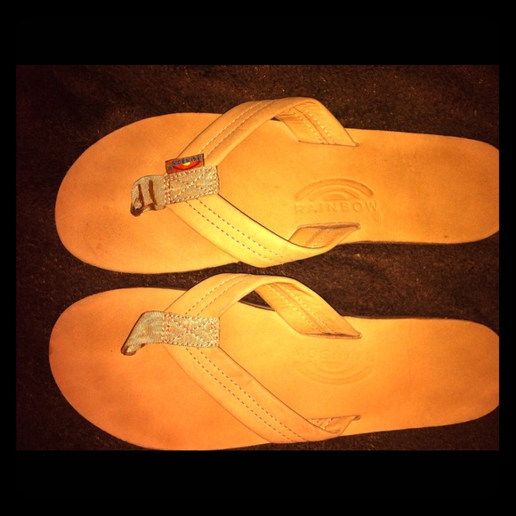 Tan Rainbow Sandals