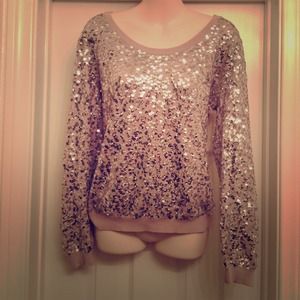 H&M Sequined Sweater