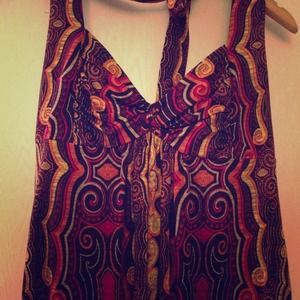 Laundry by Shelli Segal Print Halter Dress