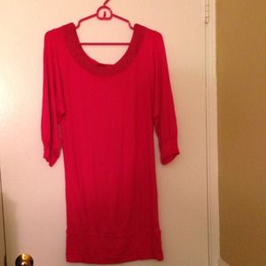 Guess hot pink dress